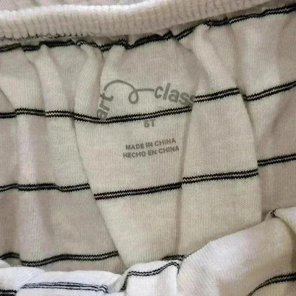 White Black Stripe Jumpsuit - Picture 4 of 4